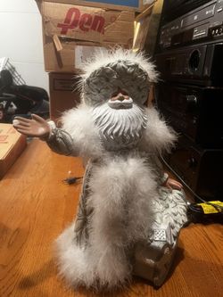 New Furry Ceramic Santa Only $20