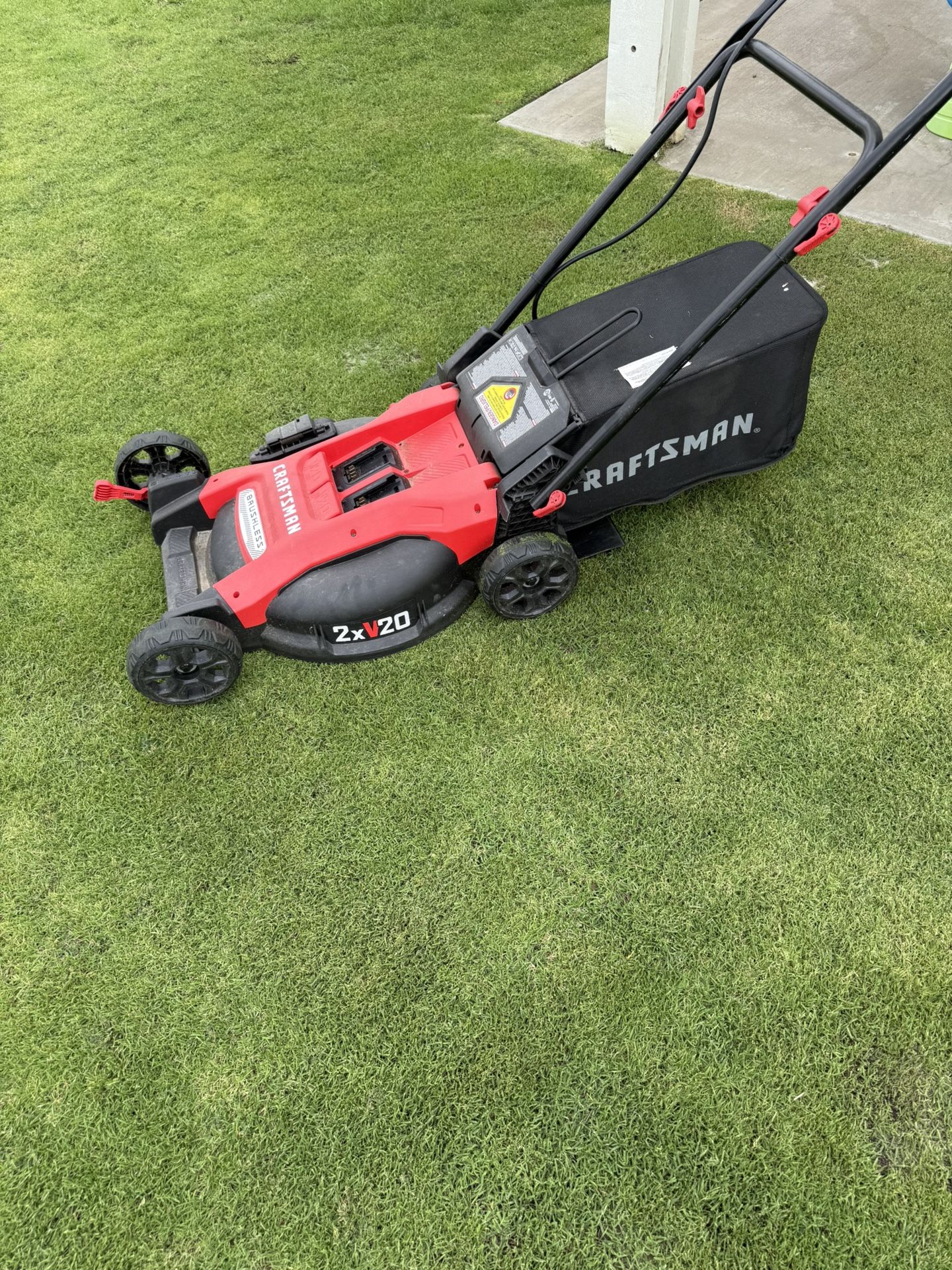 Craftsman 20V Cordless Electric Push Lawn Mower