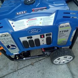 Ford 7750w Dual Fuel Generator Electric Start 
