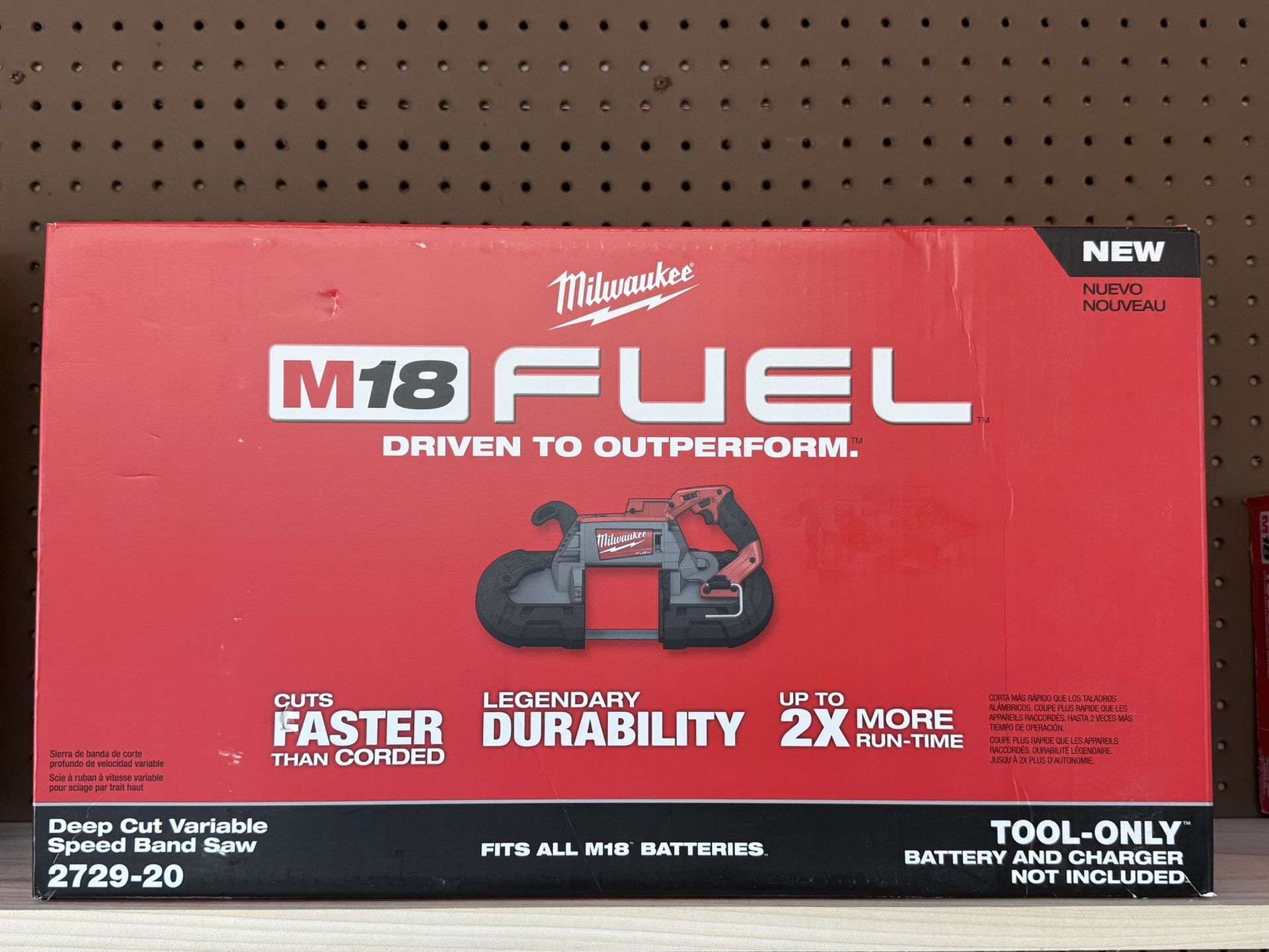 NEW! Milwaukee 2729-20 M18 FUEL Deep Cut 5" Band Saw