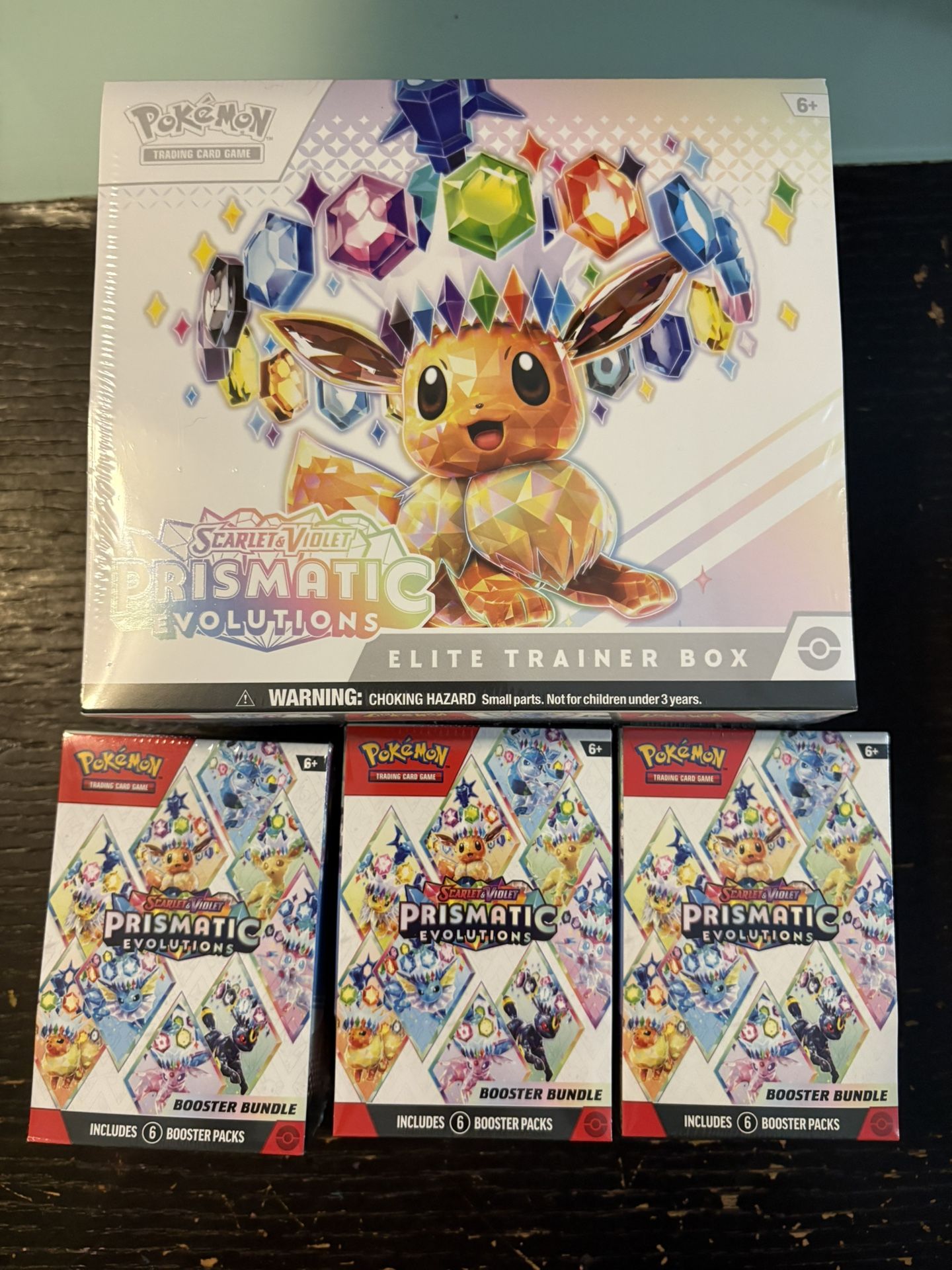 Prismatic Evolution Etb & Booster Bundles