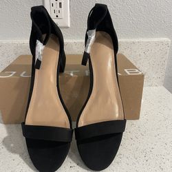 Women Black Heels Shoes