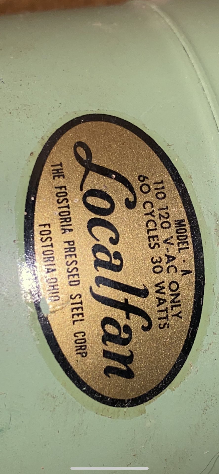 Vintage Fan New In Box