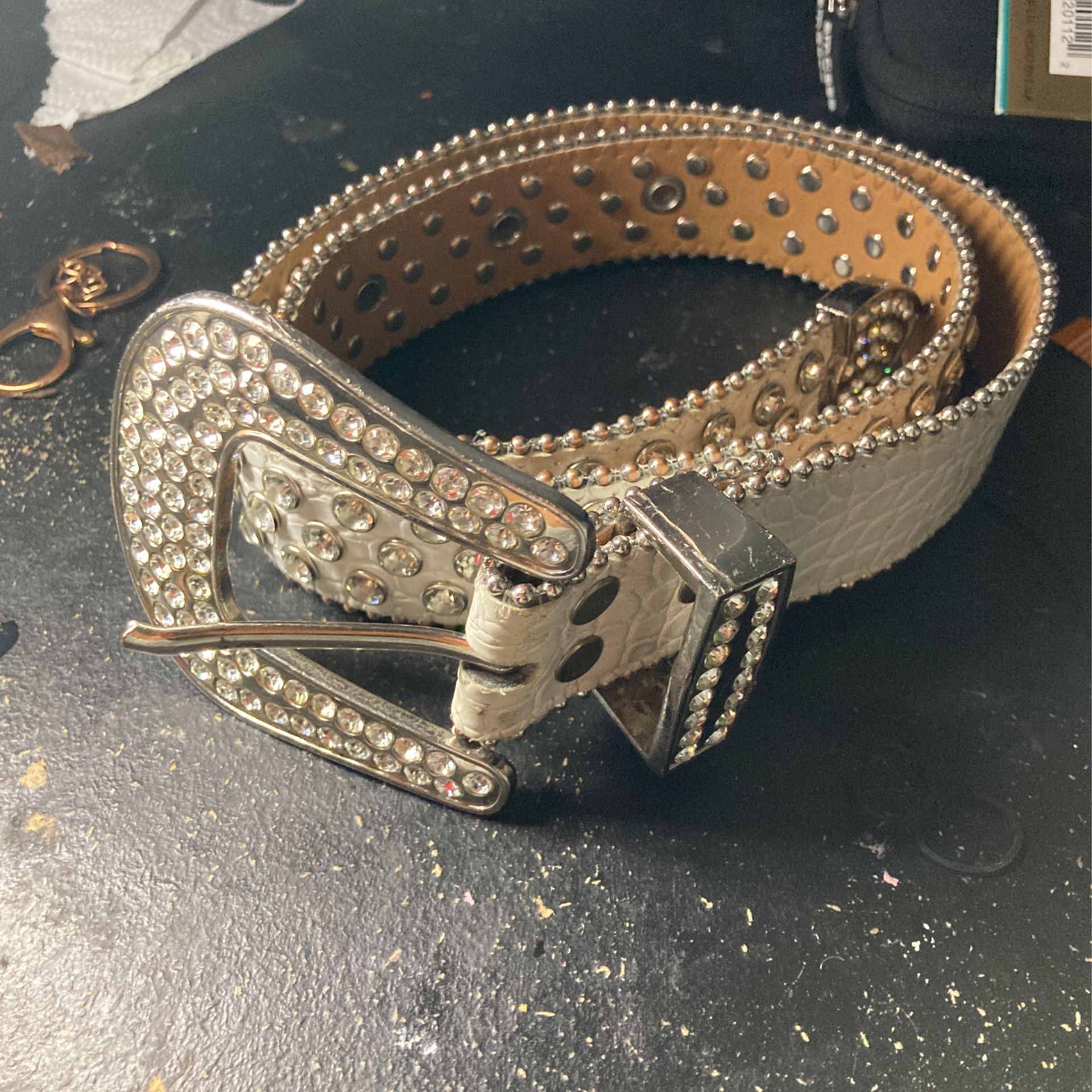BB Simon Belt The Silver Skull Pile for Sale in Victorville, CA - OfferUp