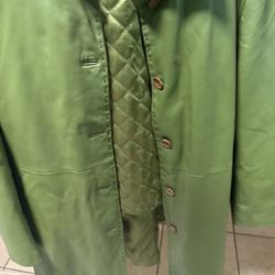 Pre-owned Women leather jacket size Xl regular  