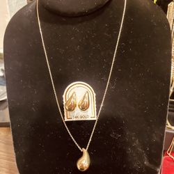 Set gotas 💧 Oro 14 Kts 