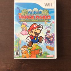 Super Paper Mario Wii Case Only.