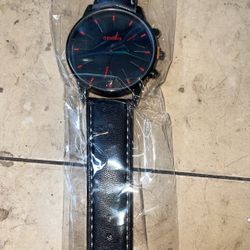 Black & Red Wristwatch 