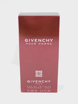 Givenchy Pour Homme Eau De Toilette for Men 3.3 oz 100 ml Red