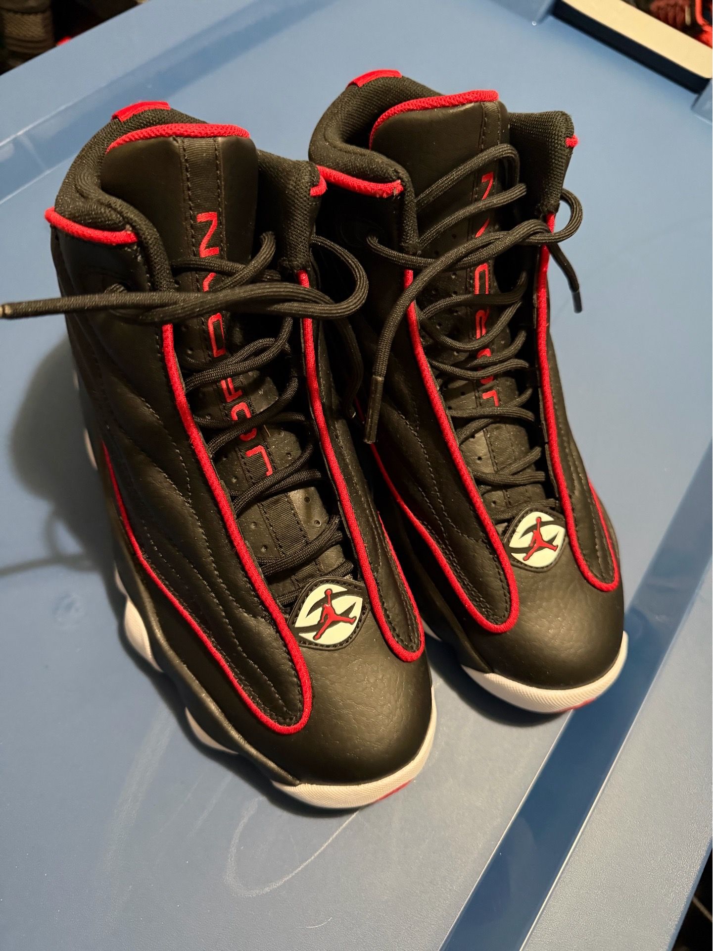 Jordan Pro Strong Black University Red