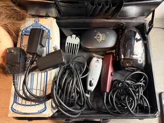 Barber Clippers And Briefcase