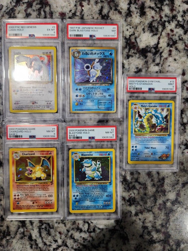 Pokemon PSA Graded Slabs