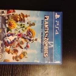 Plants Vs Zombies And Hello Neighbor PS4 Dvds