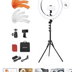 Ring light kit 18” Dimmable LED with Stand