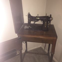 Antique Sewing Machine Cabinet/table