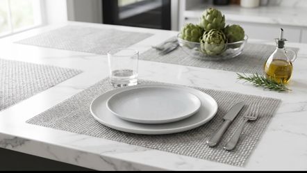 Woven Vinyl Placemats Set