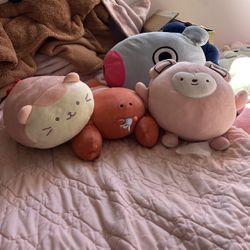 Lot of plushies (anime, bt21)