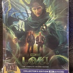 brand new sealed 4k blu ray loki season 2 steelbook bluray 