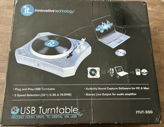IT(Innovative Technology) USB Turntable