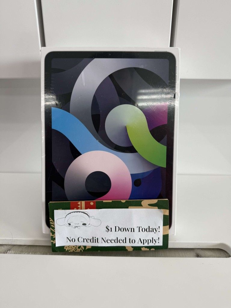 Apple IPad Air 4 Generation Tablet - $1 To Take it Home same Day and Pay the Rest later!