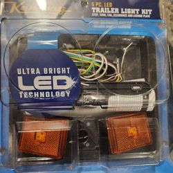 Kenway trailer clearance marker lights brand new led with hardware set of 2