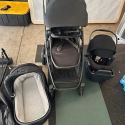 Uppababy Vista Stroller , Aria Car Seat