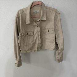 Cute Nude Denim Jacket! 