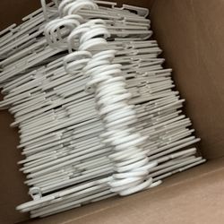 70 Normal Adult Size White Hangers As New