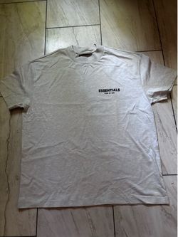 cream white essentials shirt