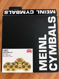 New Meinl HCS Basic Cymbal Set