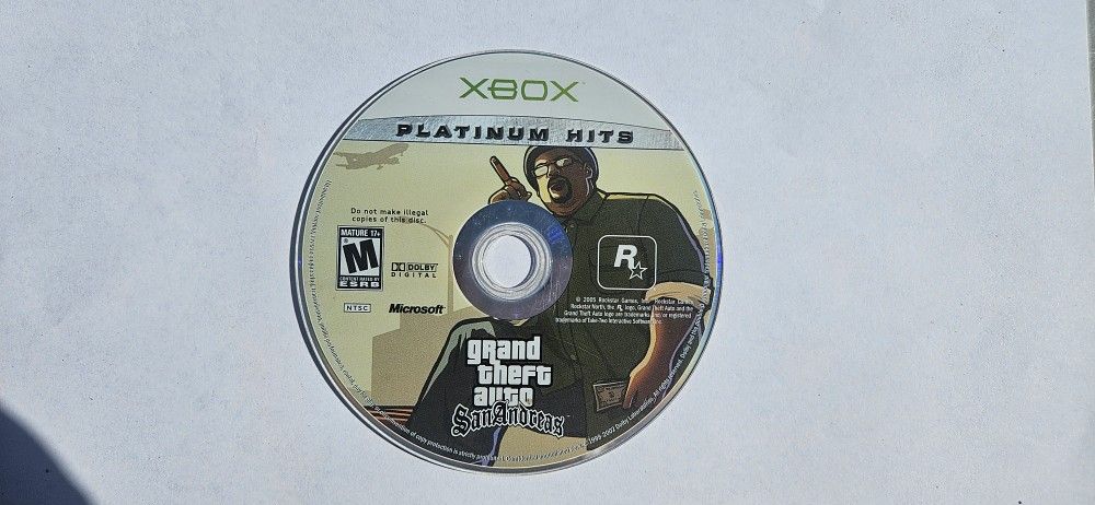 Grand Theft Auto: San Andreas for the original Xbox console