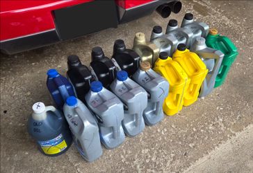 USED Engine Oil & Coolant