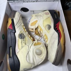 Air Jordan 5 Retro X Off-White SP Sail 2020