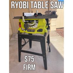 Ryobi 8 1/4 Inch Table Saw