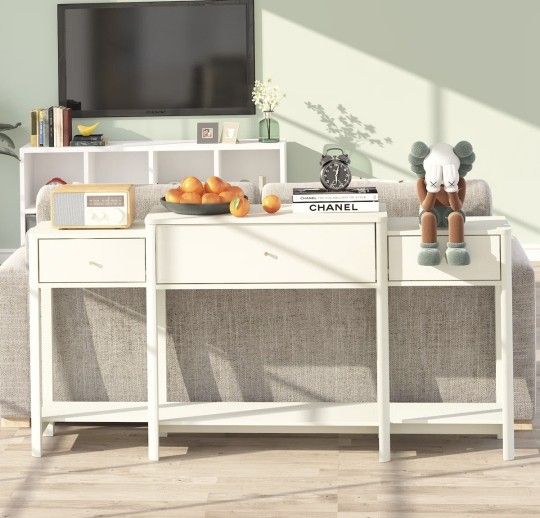 New Console Table with Drawers