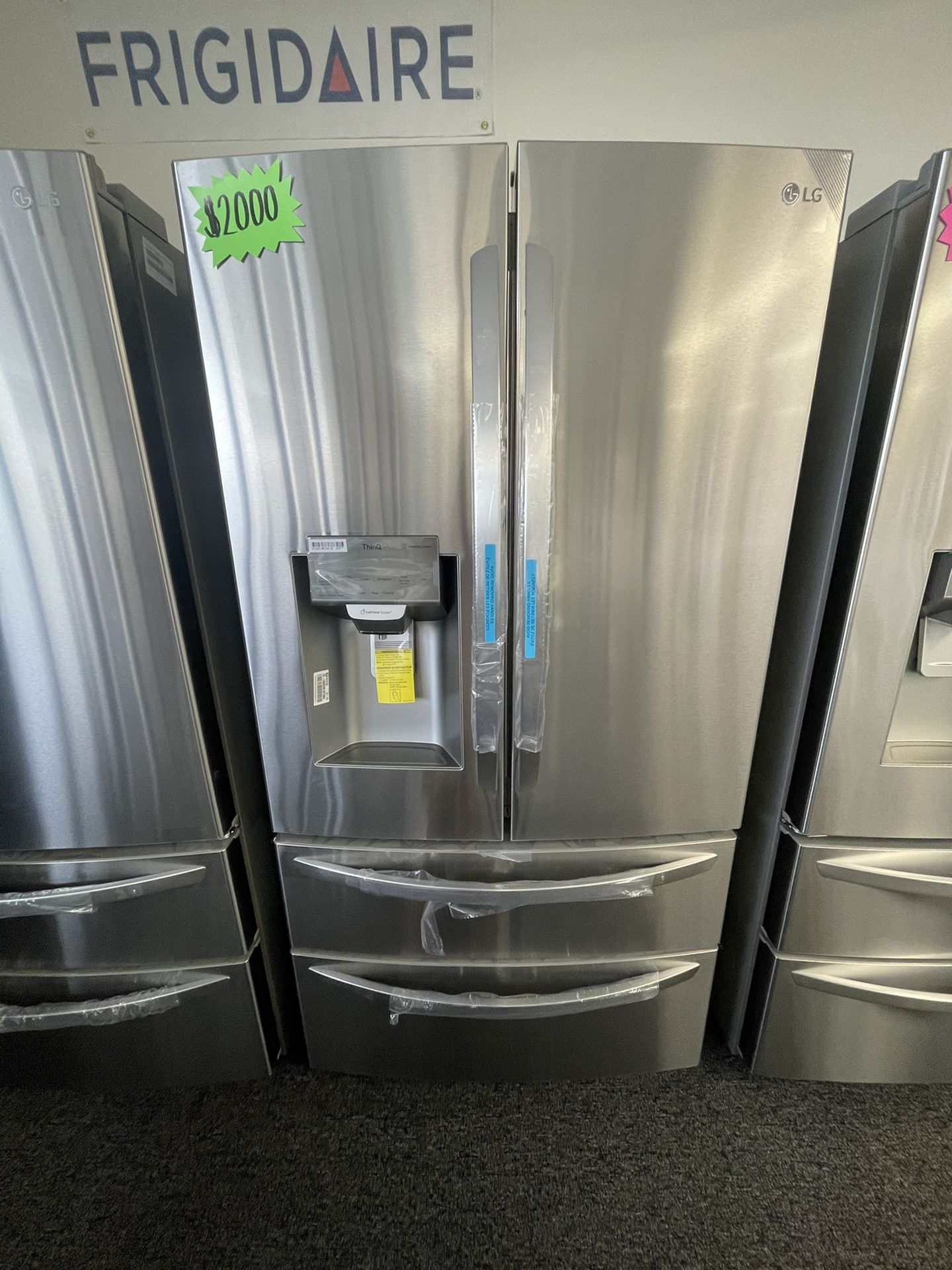 New Lg Four Door Refrigerator