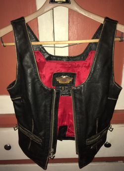 Harley Davidson leather vest