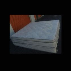 Queen sizes new thick pillow top bed can deliver 