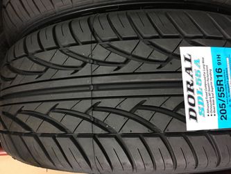 16” 205/55R16 4 new