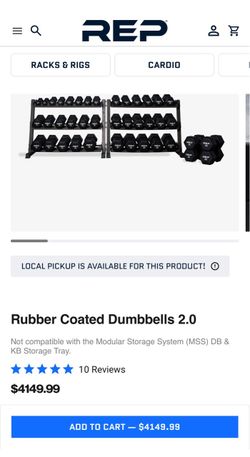 Rubber Coated Dumbbells