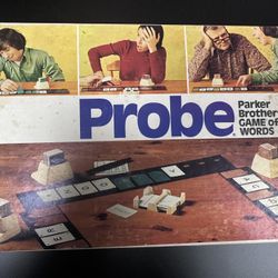 Parker Brothers Game Of Words Probe