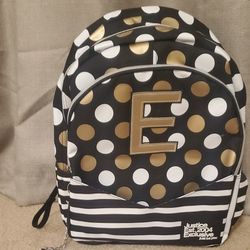 Justice Backpack New Letter E
