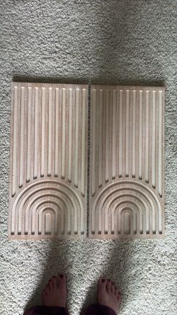Wood rainbow decor