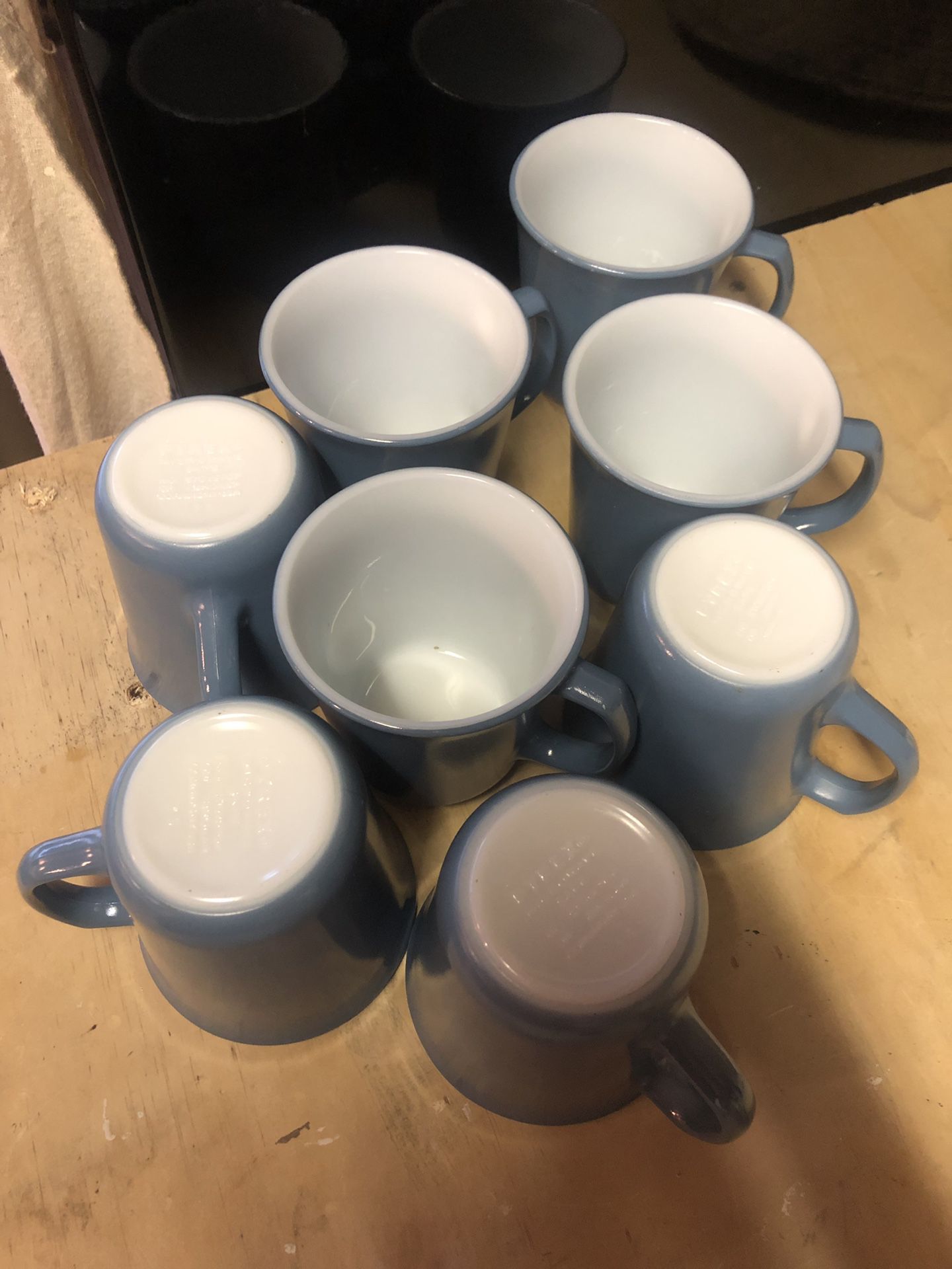 Vintage Pyrex Coffee Mugs - Set of 8
