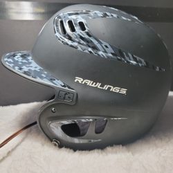 Rawlings Baseball Helmet- Black w/ Camo