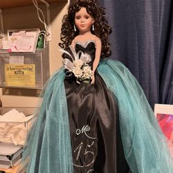 Quinceañera Porcelain Doll