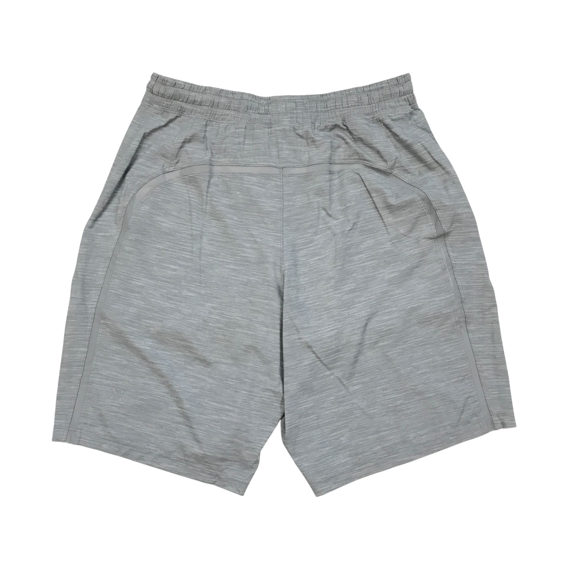 Lululemon Pace Breaker Shorts Medium M Mens Gray 8” Inseam Lined Gym Running