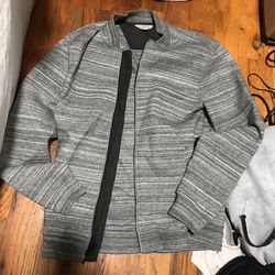 Calvin Klein Zip Up Sweater Overall Medium 