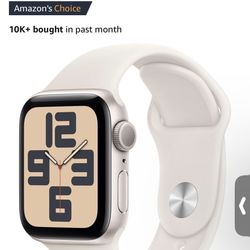 New Apple Watch SE (Gen 2) 40mm Starlight AI GPS