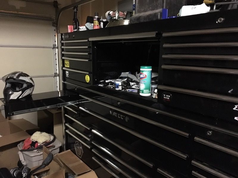 Tool box, XXL, Work station, Matco 6S triple bay with top cart and